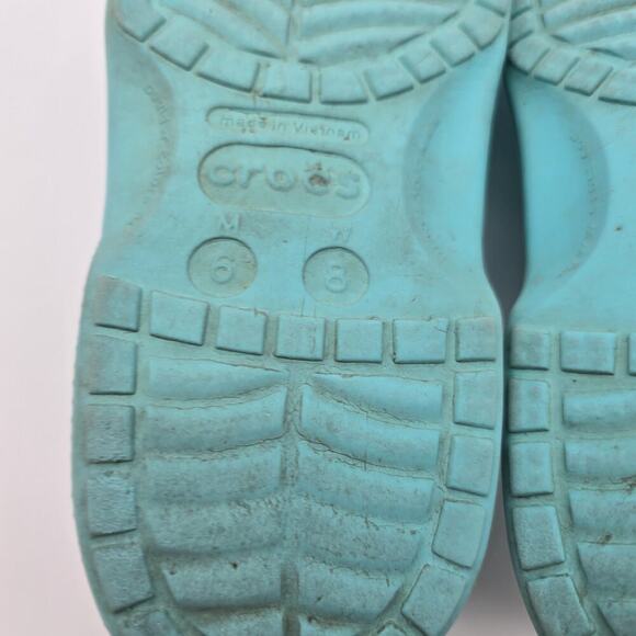 Crocs Sandals Womens 8 Light Blue Classic Slip On Clasic Clogs Summer Shoes - Picture 9 of 10